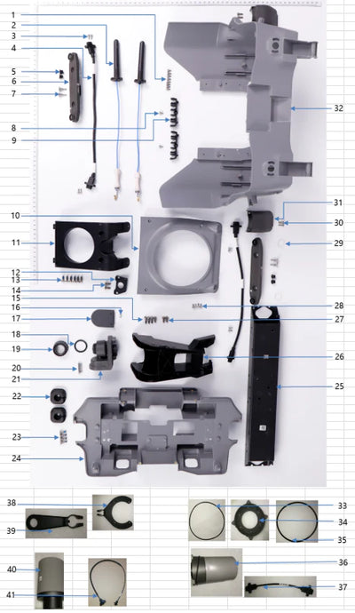 AGRAS T50 - Front Frame Parts